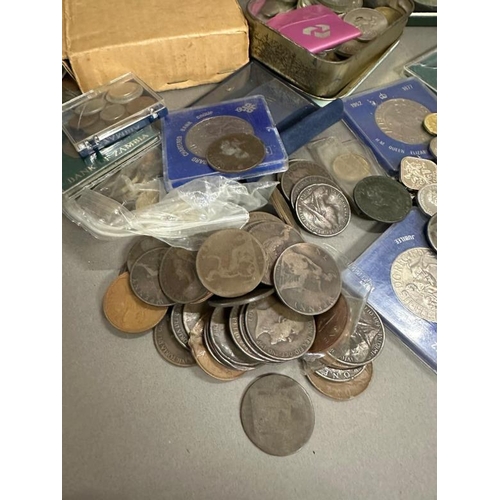 115 - A quaintly of UK and some World coinage various ages and denominations