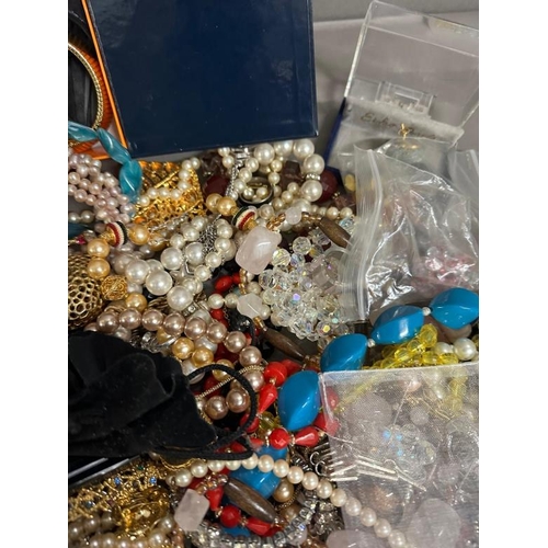 137 - A large quantity of quality costume jewellery various styles