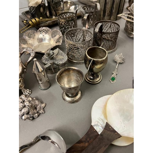 211 - A large selection of white metal and other metal items various styles and makers.