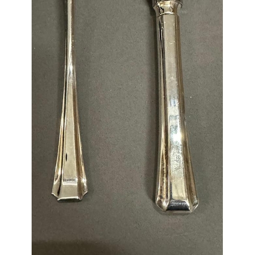 33 - A George Butler of Sheffield A1 silver plate eight place canteen of cutlery