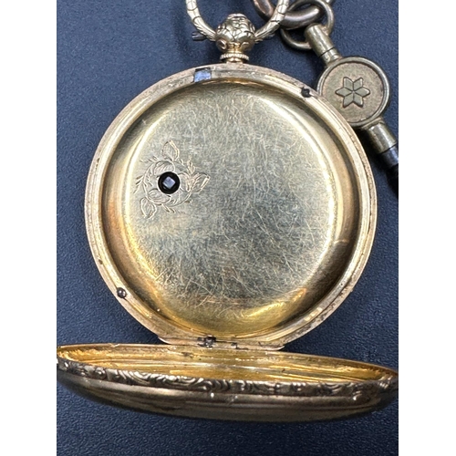 98A - An 18ct gold pocket watch, hallmarked for Birmingham approx weight 48g