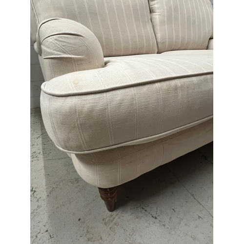 101 - John Lewis two seater sofa (H83cm W145cm D90cm)