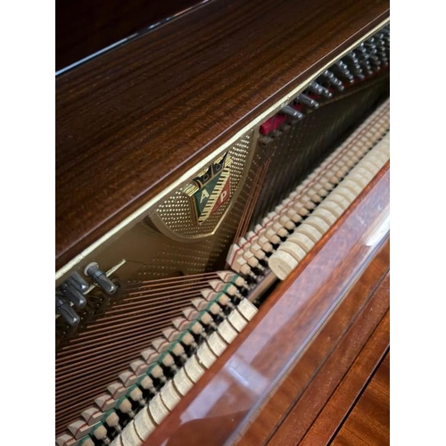 172 - A Petrof upright piano, polish mahogany