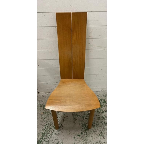 196 - A sculptural high back dining/office chair