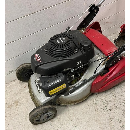 245 - A Honda GCV 140 Mountfield mower/roller