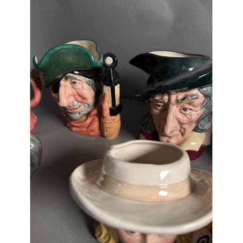 266 - Fourteen Royal Doulton character jug to include Jolly Toby, Auld Mac and Monty