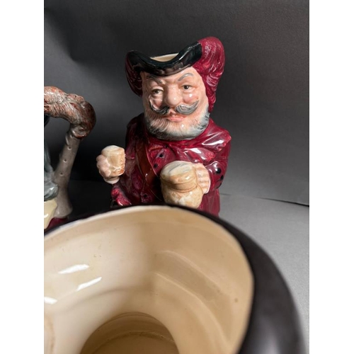 266 - Fourteen Royal Doulton character jug to include Jolly Toby, Auld Mac and Monty