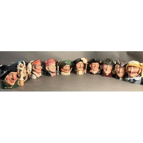 270 - Ten Royal Doulton character jugs to include Tam-O-Shanter, Veteran Motorist and Blacksmith