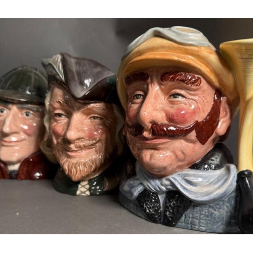 270 - Ten Royal Doulton character jugs to include Tam-O-Shanter, Veteran Motorist and Blacksmith