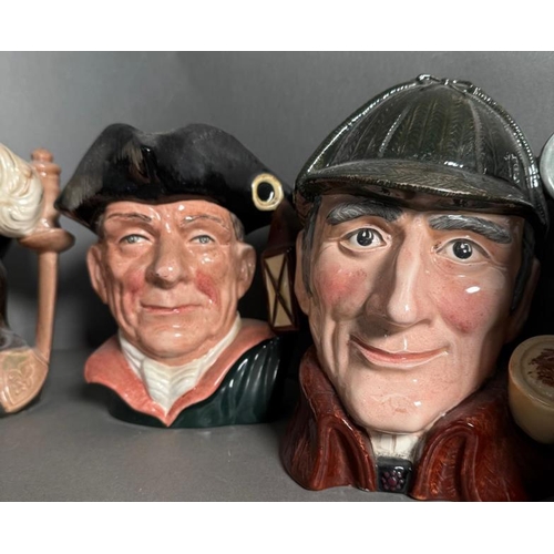 270 - Ten Royal Doulton character jugs to include Tam-O-Shanter, Veteran Motorist and Blacksmith