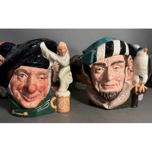 270 - Ten Royal Doulton character jugs to include Tam-O-Shanter, Veteran Motorist and Blacksmith