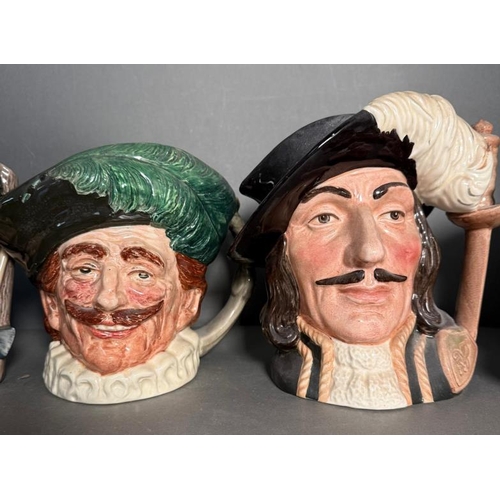 270 - Ten Royal Doulton character jugs to include Tam-O-Shanter, Veteran Motorist and Blacksmith