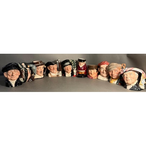 271 - Ten Royal Doulton character jugs to include Pearly Queen, Bootmaker and The Gardener