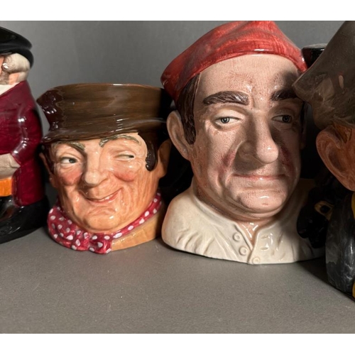 271 - Ten Royal Doulton character jugs to include Pearly Queen, Bootmaker and The Gardener