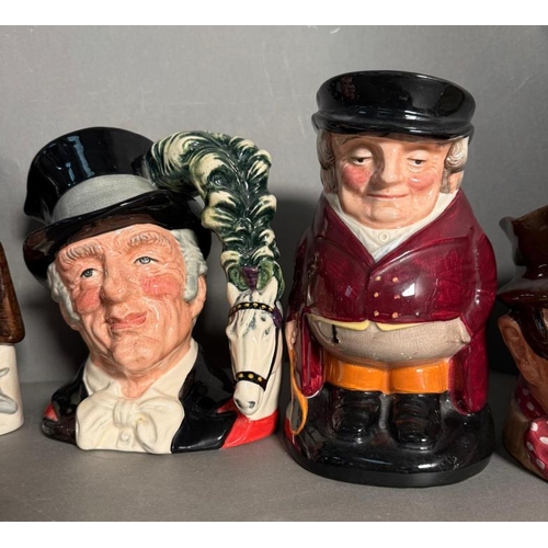 271 - Ten Royal Doulton character jugs to include Pearly Queen, Bootmaker and The Gardener