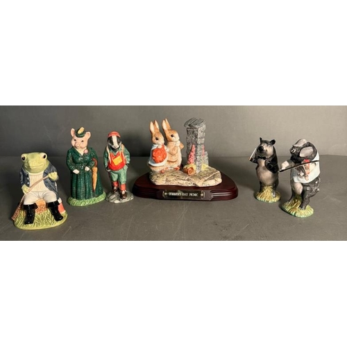 279 - A selection of Beswick figures to include Beatrix Potter 