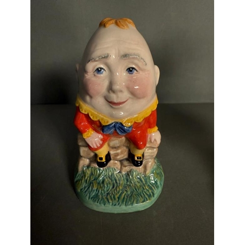 287 - Two Royal Doulton figures of Humpty Dumpty and Big Ears and a Schmid figure of Minnie Mouse