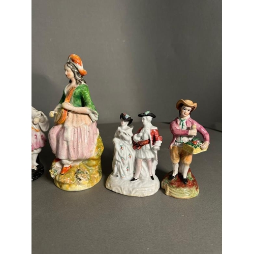 302 - A selection of eight Staffordshire various subjects