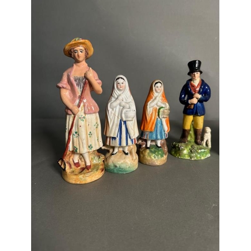 302 - A selection of eight Staffordshire various subjects