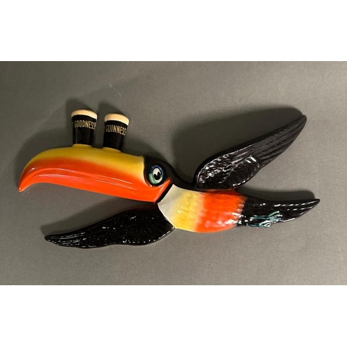 310 - A set of three graduated wall hanging Guinness toucans by Carlton ware