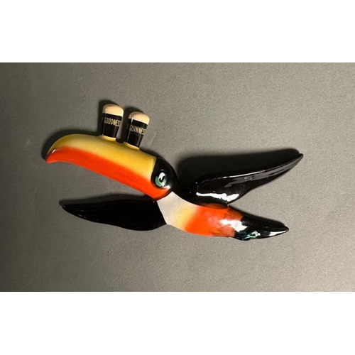 310 - A set of three graduated wall hanging Guinness toucans by Carlton ware