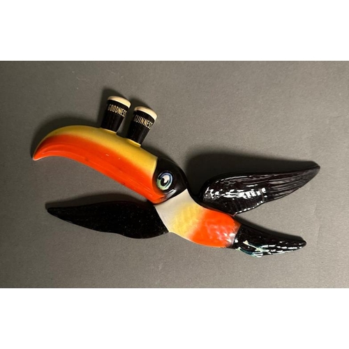 310 - A set of three graduated wall hanging Guinness toucans by Carlton ware