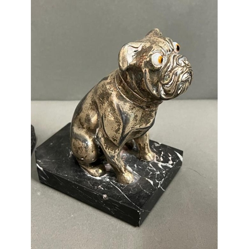 317 - Bulldog bookends (H14cm)