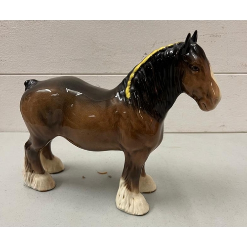 321 - A Beswick shire horse model 818