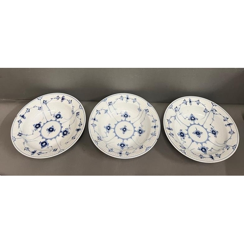 326 - Three Royal Copenhagen bowls and one Copenhagen plate