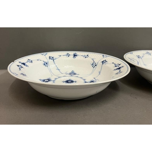 326 - Three Royal Copenhagen bowls and one Copenhagen plate