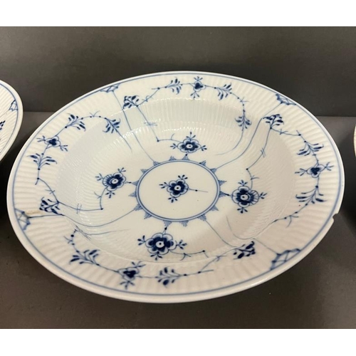 326 - Three Royal Copenhagen bowls and one Copenhagen plate