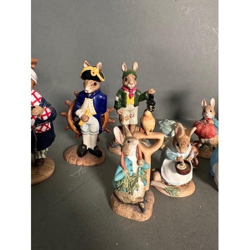 340 - A selection of Beatrix Potter and bunnykins figures to include Peter Rabbit