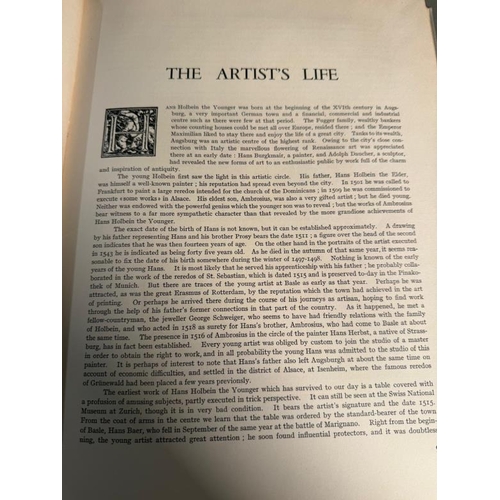 379 - A selection of five Art books published by William Heinemann ltd to include: Holbein, Renoir, Daumie... 