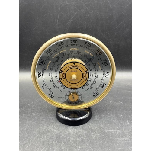 393 - A Jaeger Barometro 7 AB Barometer Thermometer made in France