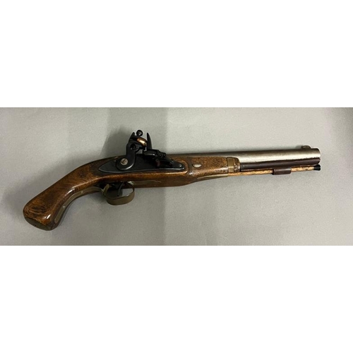 405 - A replica flint lock pistol