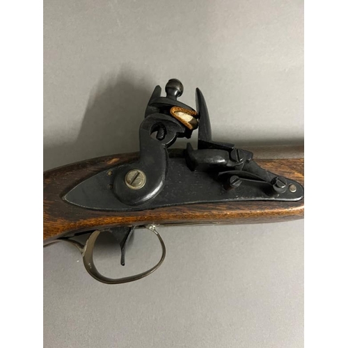 405 - A replica flint lock pistol