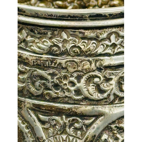 430 - A silver tankard, approximate weight 122g , 8.5cm H. Hallmarked by Josiah Williams & Co for London 1... 