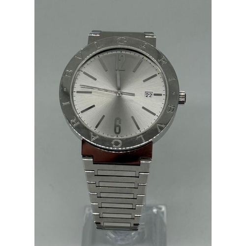 648 - Bvlgari gentleman's watch, model BU-RW000 Serial: BU19N1I