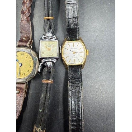 656 - A selection of six various vintage watches including one by Bifora.