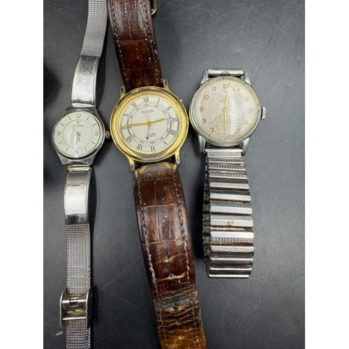 660 - A selection of ladies and gents wristwatches to include Accurist, Smiths and Rostini