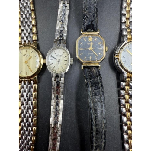 662 - Five ladies wristwatches various makers to include Rotary, Constant and Michele Bernard