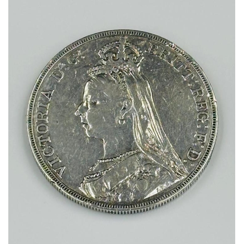 675 - A Victorian 1889 Crown coin