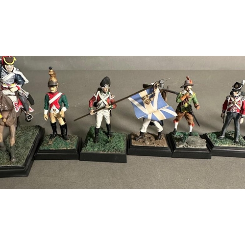 700 - A quantity of hand painted military figure depicting various eras