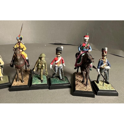 700 - A quantity of hand painted military figure depicting various eras