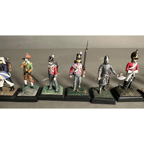 700 - A quantity of hand painted military figure depicting various eras