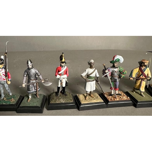 700 - A quantity of hand painted military figure depicting various eras