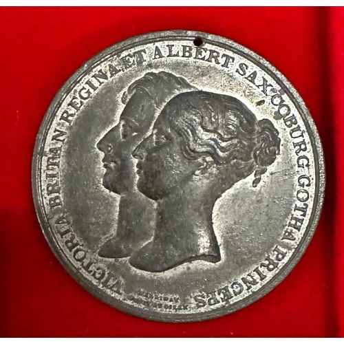 701 - Four Victorian commemorative medals to include The Marriage of Victoria and Albert