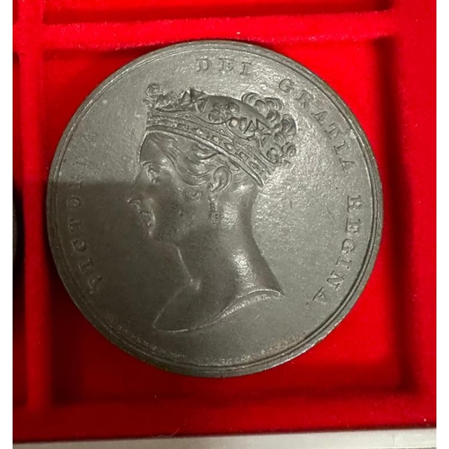 701 - Four Victorian commemorative medals to include The Marriage of Victoria and Albert