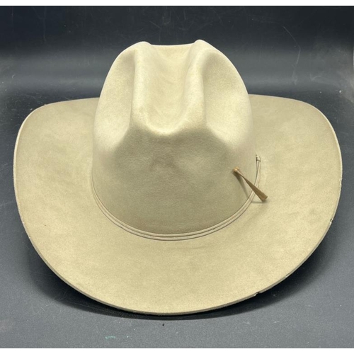 729 - Geo Wilson Resista xxx beaver stetson cowboy hat size 7 1/4