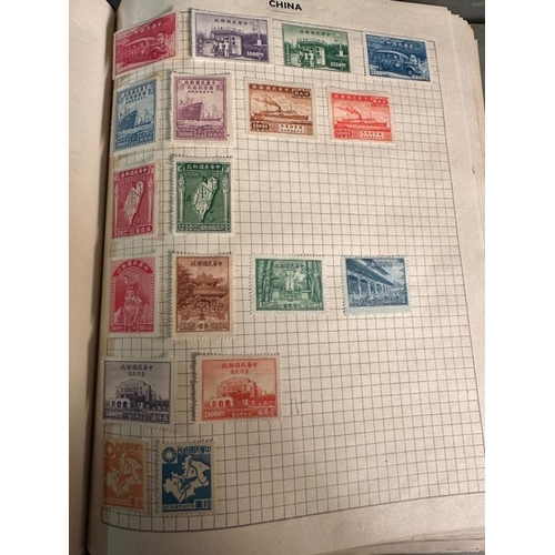 737 - Two albums of Uk and World stamps, various denominations and ages to include China, India and New Ze... 